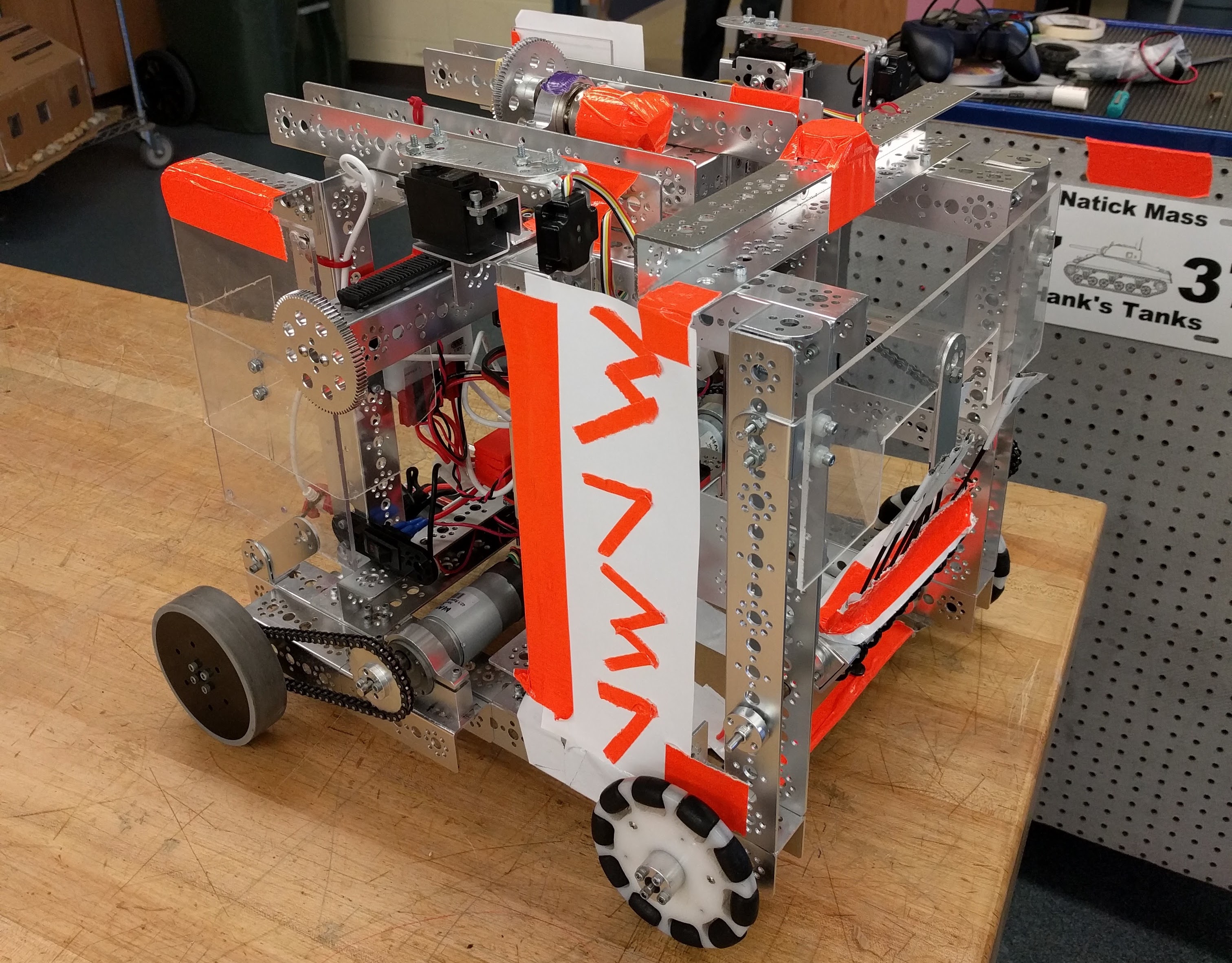 Picture of entire preliminary robot